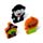 Set de 3 Gomas de Borrar Bruja, Vampiro y Calabaza