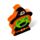 Set de 3 Gomas de Borrar Bruja, Vampiro y Calabaza