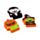 Set de 3 Gomas de Borrar Bruja, Vampiro y Calabaza