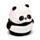 Sacapuntas Oso Panda