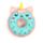 Goma de Borrar Donut de Unicornio en Mini Caja