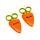 Tijeras Infantiles con funda Cecil La Zanahoria Foodiemals