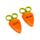 Tijeras Infantiles con funda Cecil La Zanahoria Foodiemals