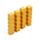 Set de 4 Gomas de Borrar Patatas Fritas Foodiemals 