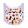 Libro de Pegatinas con forma de Gato Spooky Espeluznante