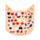 Libro de Pegatinas con forma de Gato Spooky Espeluznante