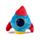 Juguete Estrujable de Peluche Queasy Squeezies Space Cadet
