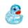 Juguete Estrujable Pato con Brillos 