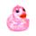 Juguete Estrujable Pato con Brillos 