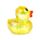 Juguete Estrujable Pato con Brillos 