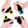 Juguete Estrujable Queasy Squeezies Gato Negro Lucky the Black Cat Ask me Anything