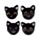 Juguete Estrujable Queasy Squeezies Gato Negro Lucky the Black Cat Ask me Anything