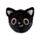 Juguete Estrujable Queasy Squeezies Gato Negro Lucky the Black Cat Ask me Anything