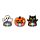 Mini Juego de Agua Spooky Espeluznante Fantasma Calabaza Gato Negro