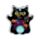 Mini Juego de Agua Spooky Espeluznante Fantasma Calabaza Gato Negro