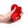 Juguete Estrujable Queasy Squeezies Corazón J´Adoramals de la Suerte  