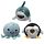 Juguete Estrujable de Peluche Queasy Squeezies Animales Marinos