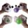 Juguete Estrujable de Peluche Queasy Squeezies Adoramals Oso Panda y Koala