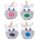 Juguete Estrujable de Peluche Queasy Squeezies Unicornio Adoracorns