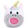 Juguete Estrujable de Peluche Queasy Squeezies Unicornio Adoracorns