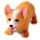Juguete Estrujable Elástico Perro Corgi