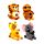 Juguete Estrujable de Peluche Queasy Squeezies Adoramals Zoo Mix#2