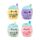 Juguete Estrujable de Peluche Queasy Squeezies Té con Burbujas Foodiemals 