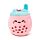 Juguete Estrujable de Peluche Queasy Squeezies Té con Burbujas Foodiemals 