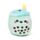 Juguete Estrujable de Peluche Queasy Squeezies Té con Burbujas Foodiemals 