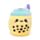 Juguete Estrujable de Peluche Queasy Squeezies Té con Burbujas Foodiemals 