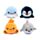 Adoramals Ocean High Bounce Plush Bouncy Ball