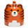Tazón de Cerámica 3D con Forma Tigre Adoramals del Revés