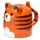 Tazón de Cerámica 3D con Forma Tigre Adoramals del Revés