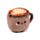 Peluche Térmico de Semillas para Microondas Foodiemals Capuccino