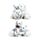 Figura Trío Cachorros Lobo