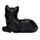 Figuras de Colección Sofá Gatos Negros