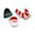 Set de 3 Mini Pinzas de Pelo Navidad Jingle Bunch