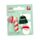 Set de 3 Mini Pinzas de Pelo Navidad Jingle Bunch