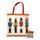 Bolsa Plegable de RPET Navidad Cascanueces 