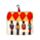 Bolsa Plegable de RPET Navidad Cascanueces 