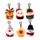 Llavero de Peluche Mini Squidglys Navidad Amigos Festivos