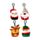 Llavero de Peluche Mini Squidglys Navidad Festive Friends 