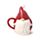 Taza de Cerámica 3D Navidad con Forma de Gnomo Navideño