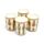Set de 10 Vasos de Papel para Fiesta Navideña Cascanueces (9oz)