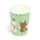 Set de 10 Vasos de Papel para Fiesta Navideña Jingle Bunch (9oz)