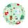 Set de 10 Platos de Papel para Fiesta Navideña Jingle Bunch 