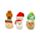 Bote de Árbol de Navidad con Mini Gomas de Borrar Jingle Bunch