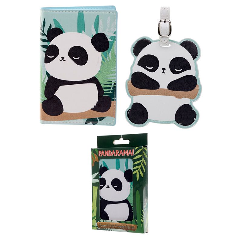Bolso de mano de piel con diseño de oso panda y rosas para Bolso de mano de piel con diseño de oso panda y rosas para