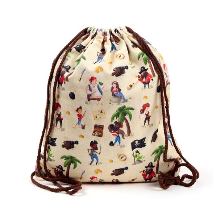 Mochila de Tela con Cuerdas Piratas Jolly Rogers