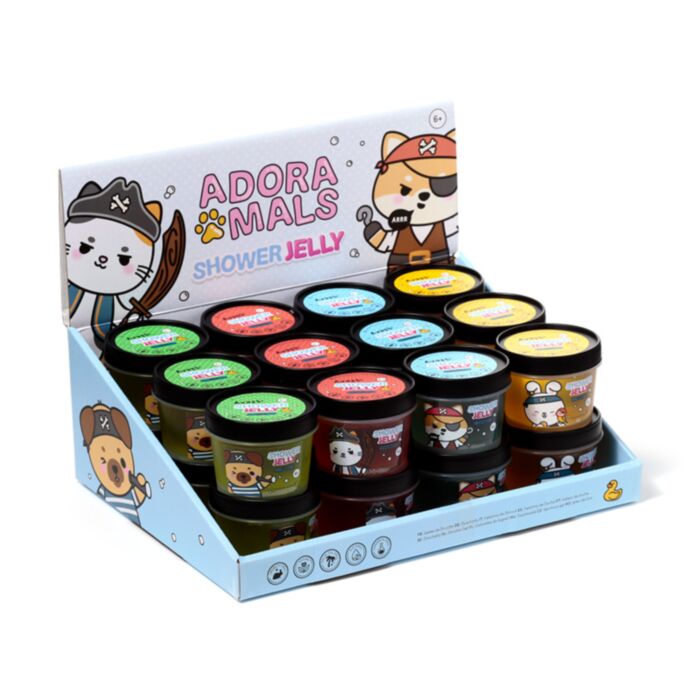 Gelatina de Ducha Piratas Animales Adorables Adoramals 
